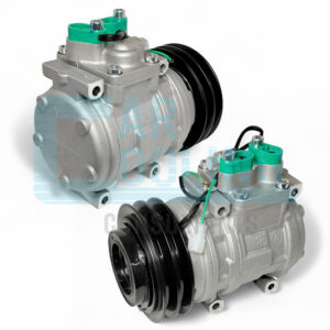 FAW A/C COMPRESSOR 10PA15C 24V DOUBLE V GROOVE 130mm
