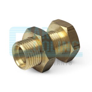BULK HEAD FITTING NO.8-BRASS 1 SIDE