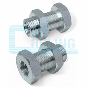 BULK HEAD FITTING NO10 ALU 1 SIDE