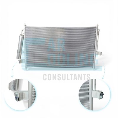 CONDENSER ISUZU RT50 2016- PAD OPP SIDES